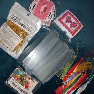 DIY BOOKMARK, STICKERS, ENAMEL CHARMS SUPPLIES‼️‼️